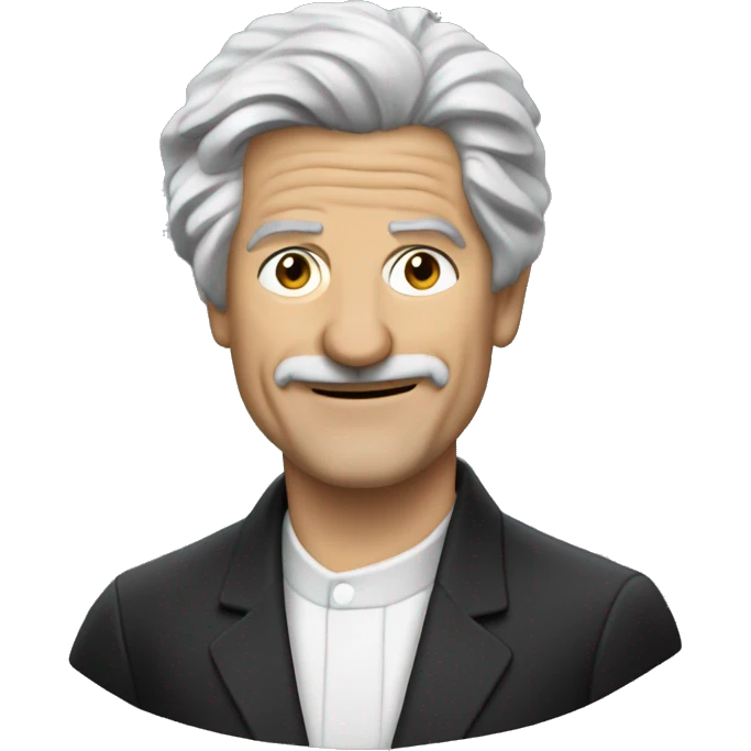 Claudio Baglioni che saluta emoji
