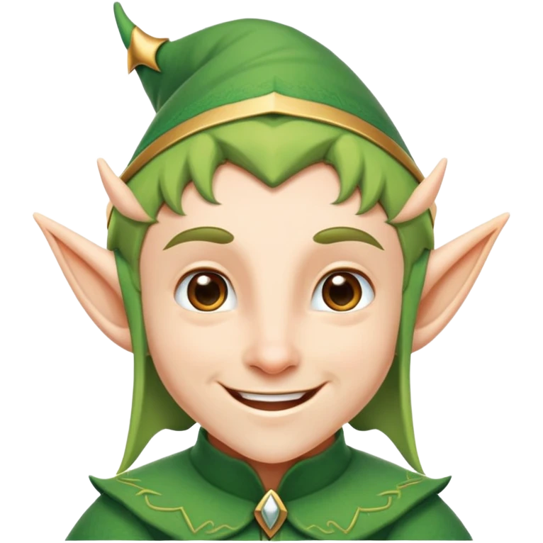 friendly elf with pointy ears emoji