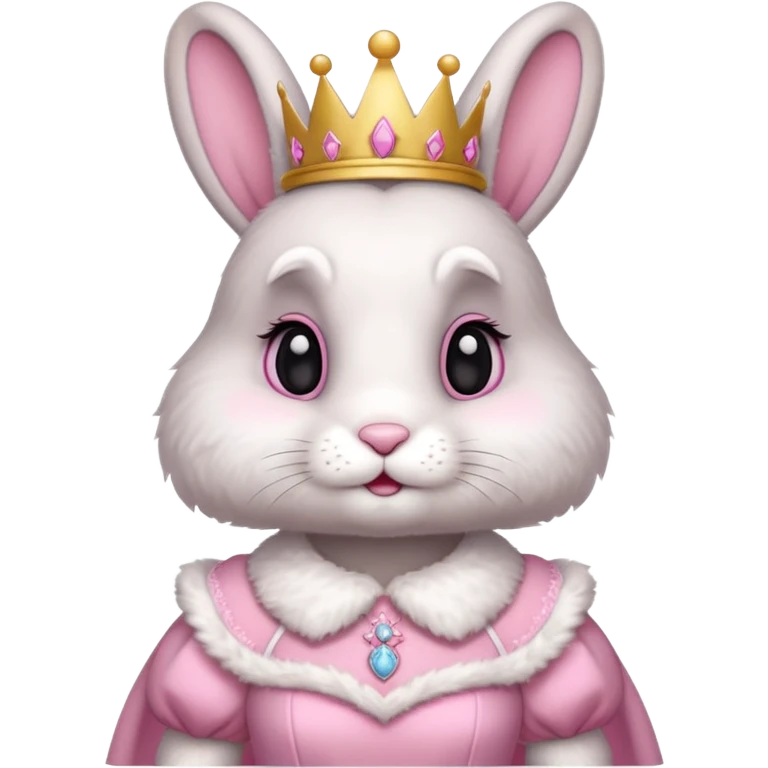 Bunny with princess dress  emoji