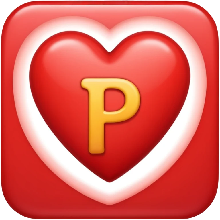 emoji herz mit buchstabe P drin emoji