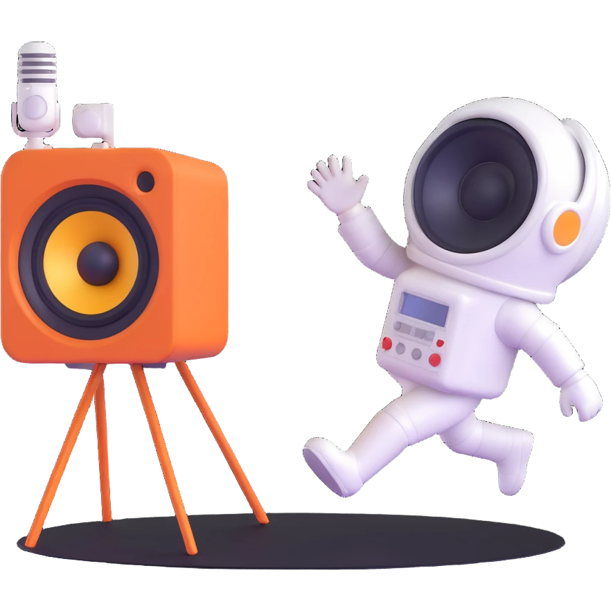 astro et moi en train de courrir sur la page emoji