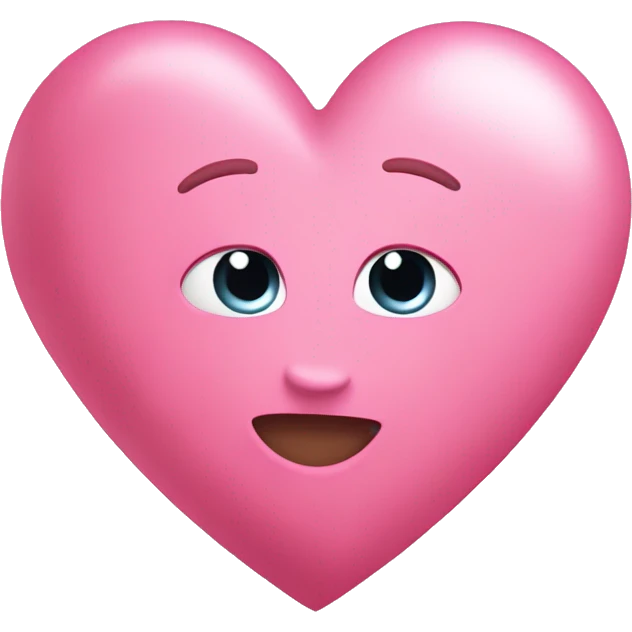 Pink heart ￼ emoji