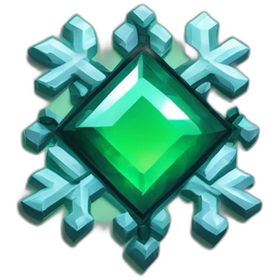 Pixel Battle Badge Winter Cold Snowflake Diamond Obsidian Emerald Flame Shiny Glow Reward Legendary Unique Epic Mystery emoji