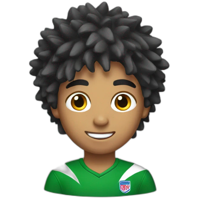 spike hair boy rugby emoji