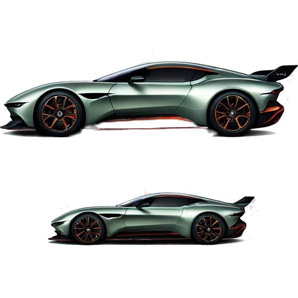 Une Aston martin vulcan emoji