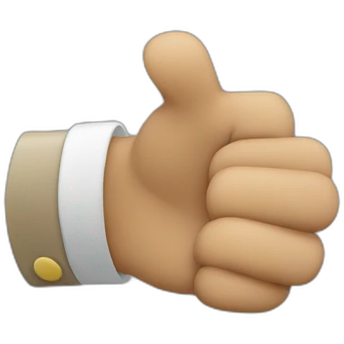 Pointing emoji