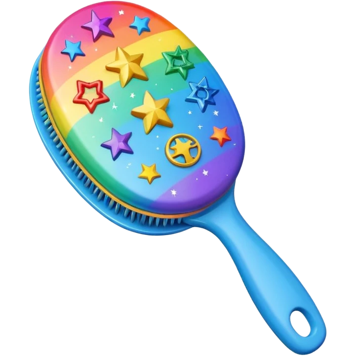 horoscope-style hairbrush 
 emoji