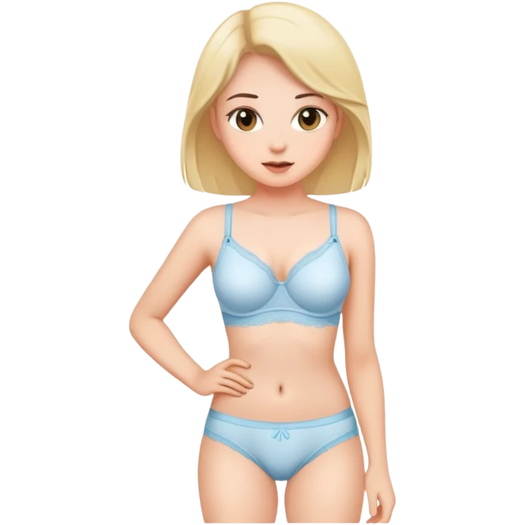 Девушка в трусах emoji