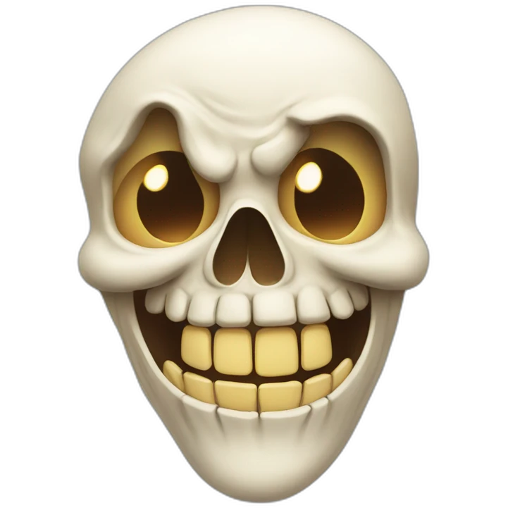 Laughing skull ￼ emoji