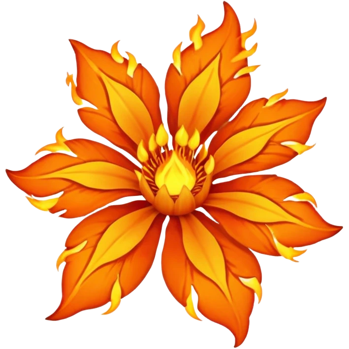 flame flower War emoji