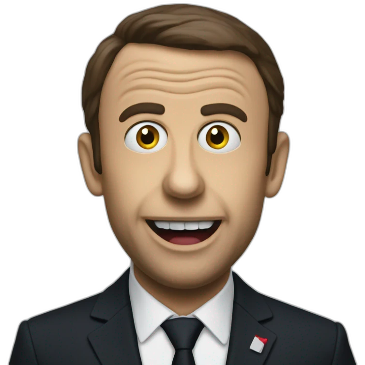 macron horror puppet emoji