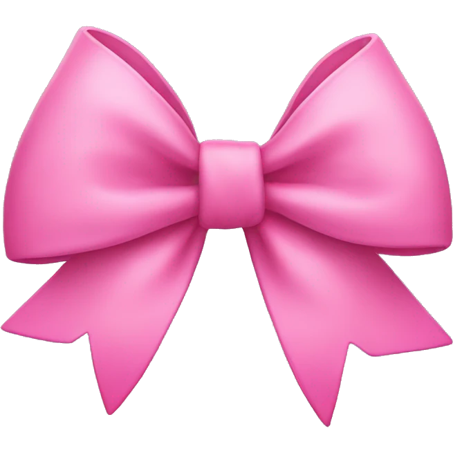 pink bow emoji