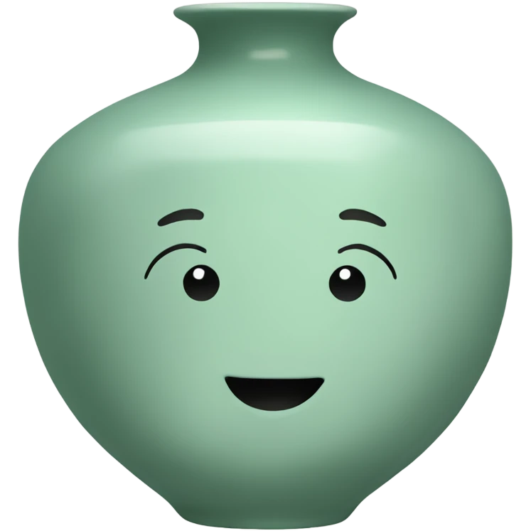 celadon ceramic vase emoji