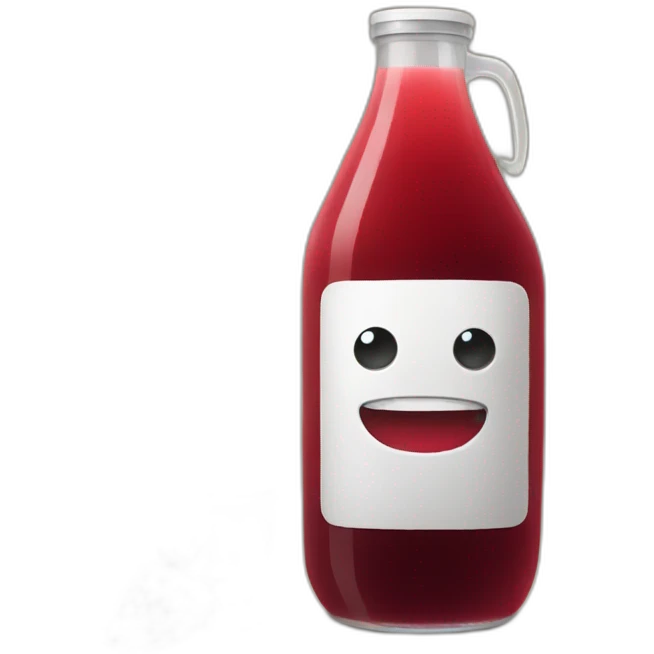 jug of red juice emoji