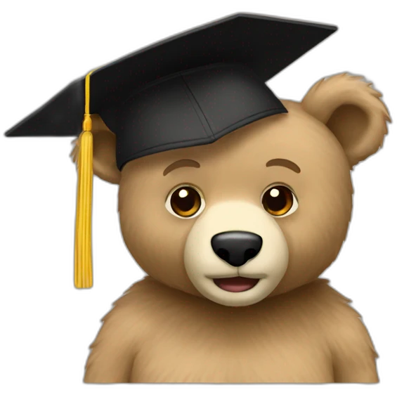 kanye graduation bear emoji