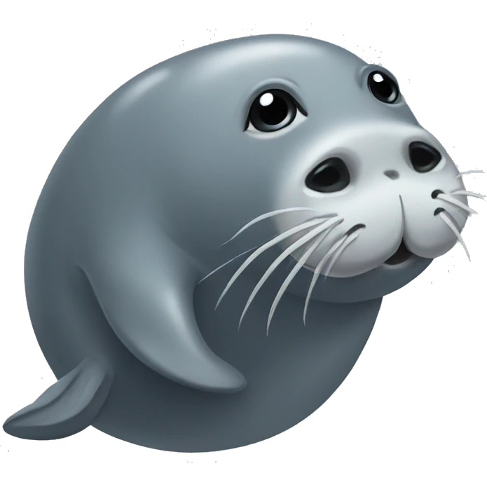 Seal with elephant trunk emoji