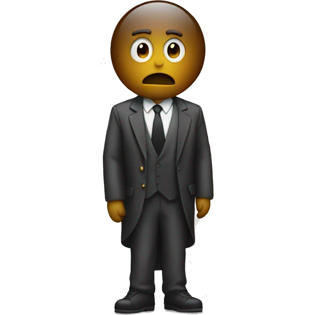 stickman with doubt emoji
