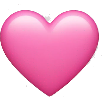 Pink heart emoji