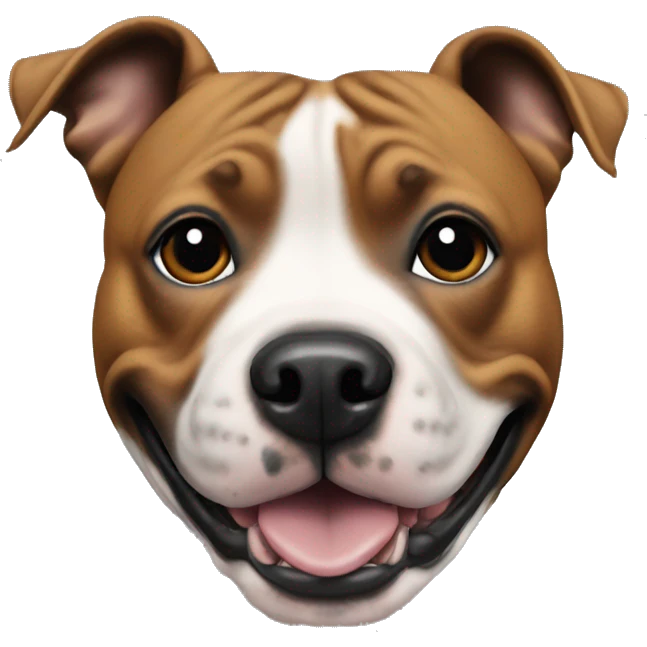 staffordshire bull terrier black jump up emoji