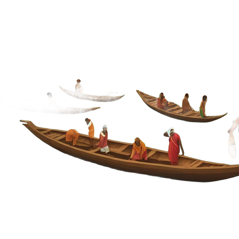 Varanasi and the ganges emoji