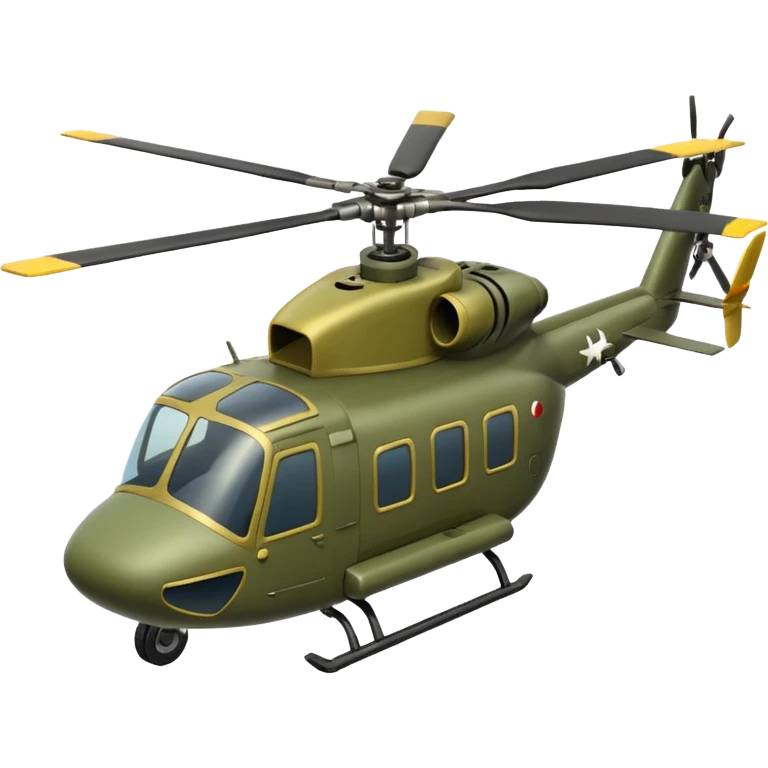 WW2 style helicopter  emoji