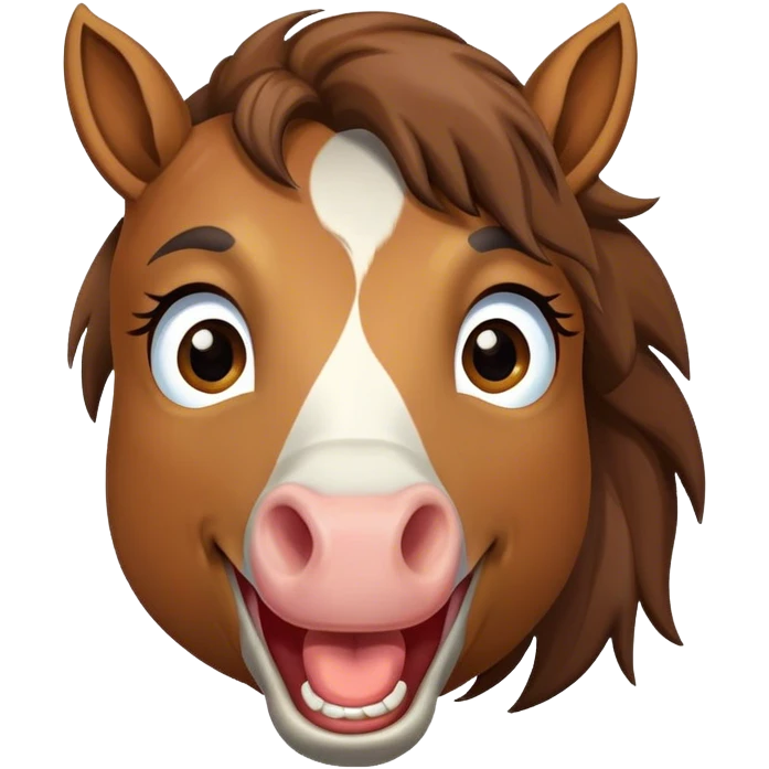 Excited horse  emoji