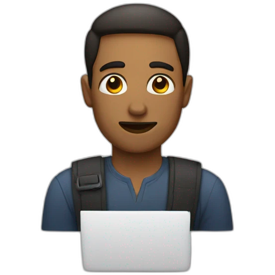Man with stop Thanks And Regards emoji