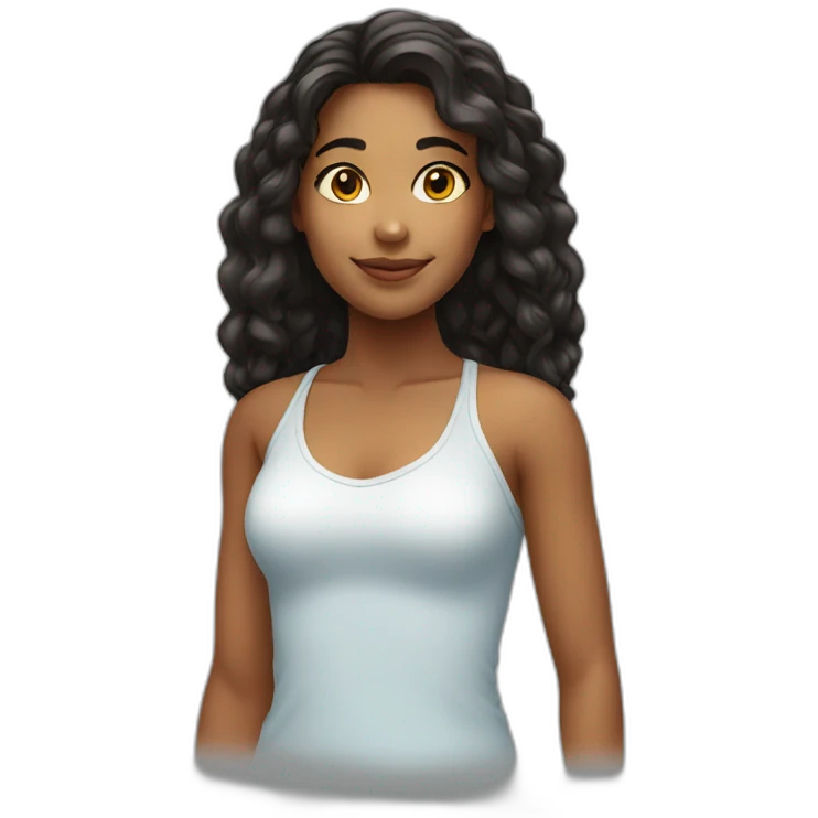 brazilian pretty girl emoji