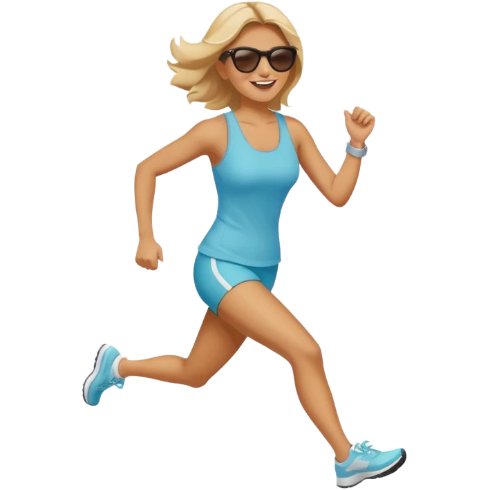 Woman Running to brunch emoji