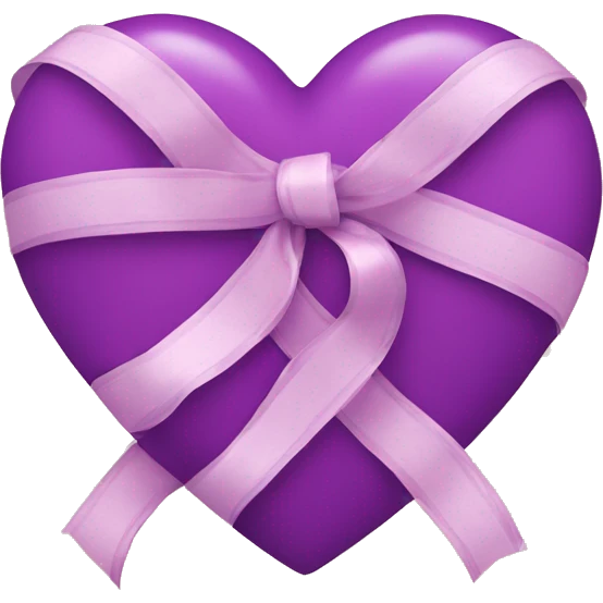 Heart with ribbons emoji