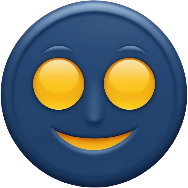 navy blue circle emoji