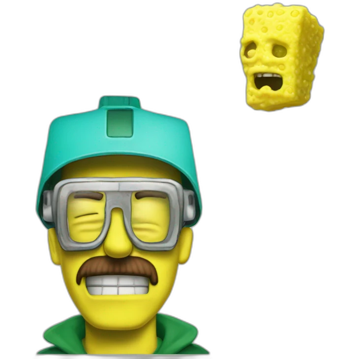 breaking bad in sponge bob emoji