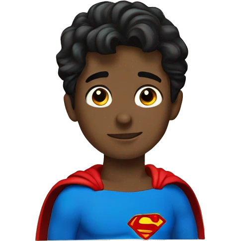 Boy superman emoji