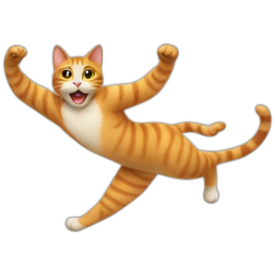 Dancing cat emoji
