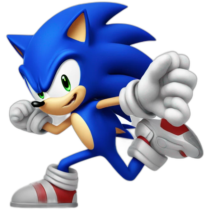 Sonic The Hedgehog emoji