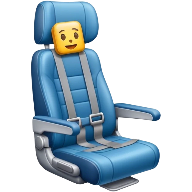 plane seat seatbelt emoji