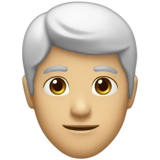 Chin up nod emoji