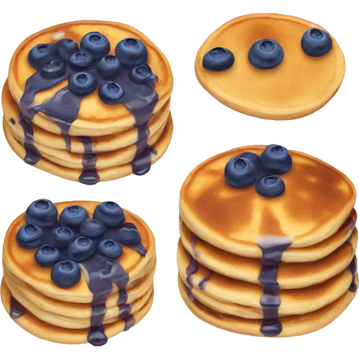 Blueberry Pancakes emoji