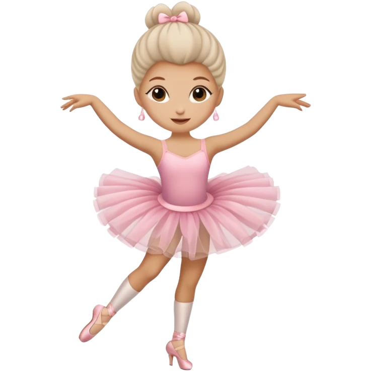 A cappuccino cup wearing a tutu and dancing gracefully like a ballerina emoji