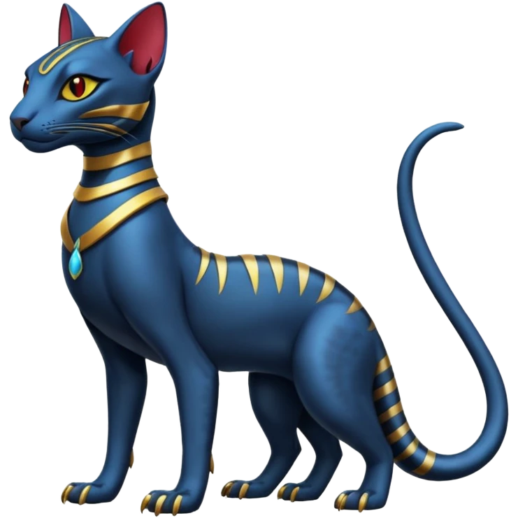 Salandit-Bastet-Fakémon-hybrid-creature (full body)  emoji