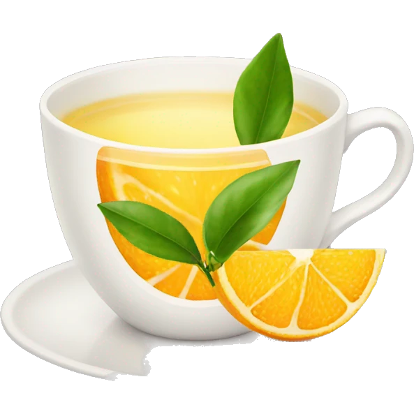 citrus tea in a cup emoji