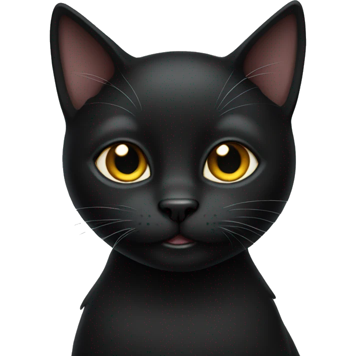Black cat emoji