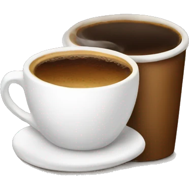 Cute coffee with a little steam emoji