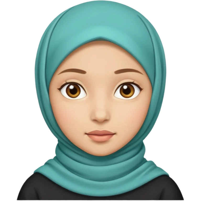 Девушка в хиджабе emoji
