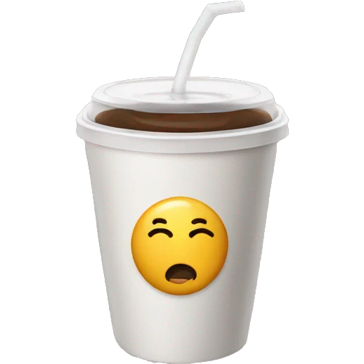 Coffee in a to go cup emoji