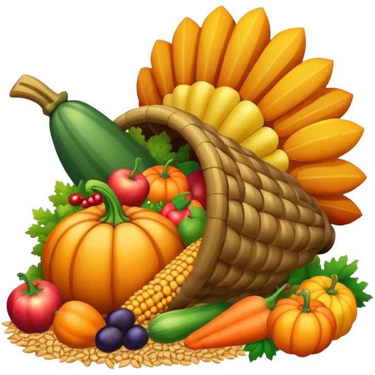 thanksgiving cornucopia emoji