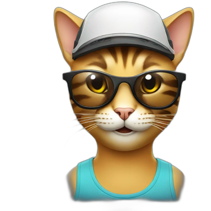 smiling-cat-with-cyclist-sunglasses emoji