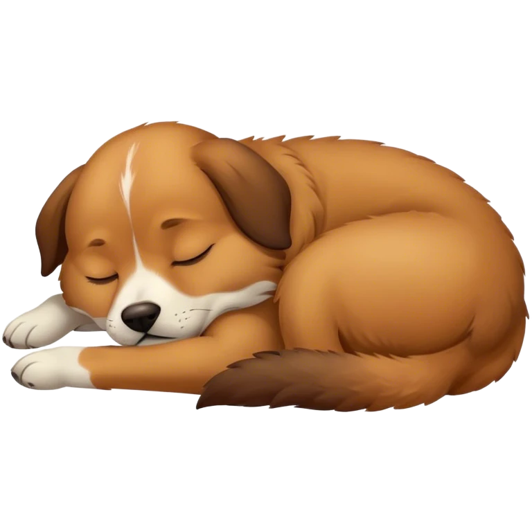 Dog sleeping  emoji