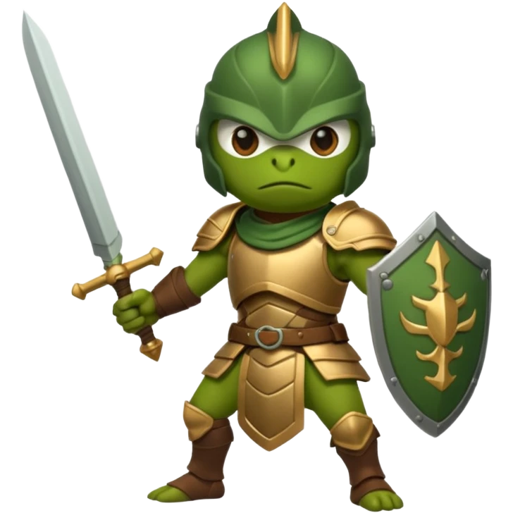Pepe as Lu bu from 3 kingdoms in discord emoji format  emoji