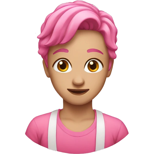 Pink emoji
